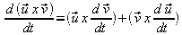 Derivada del producto vectorial