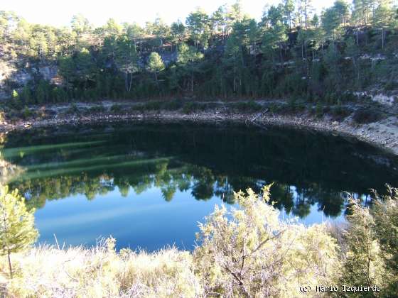 Cañada del Hoyo: Lagunas de origen kárstico