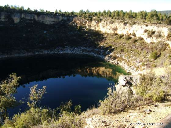 Cañada del Hoyo: Lagunas de origen kárstico