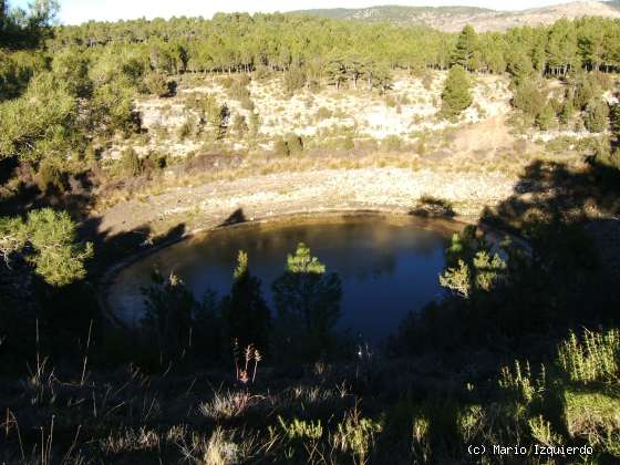 Cañada del Hoyo: Lagunas de origen kárstico