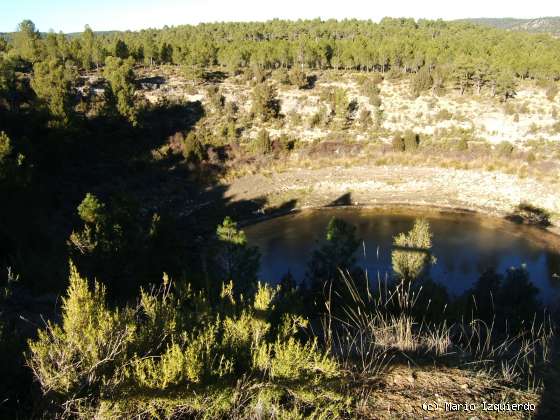 Cañada del Hoyo: Lagunas de origen kárstico