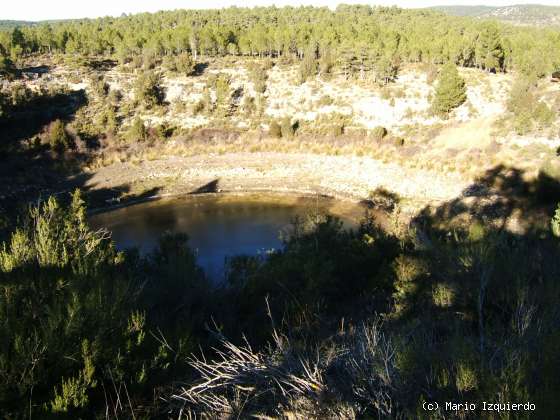 Cañada del Hoyo: Lagunas de origen kárstico