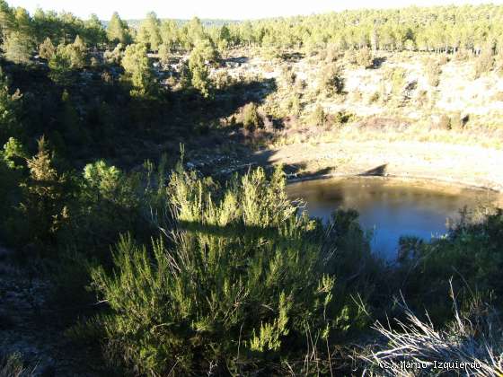 Cañada del Hoyo: Lagunas de origen kárstico