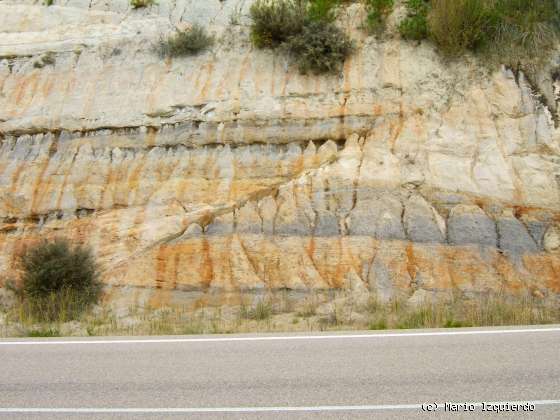 Embalse de la Toba: Falla inversa