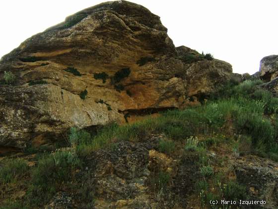 Jabalera: Areniscas del Arveniense (Oligoceno)