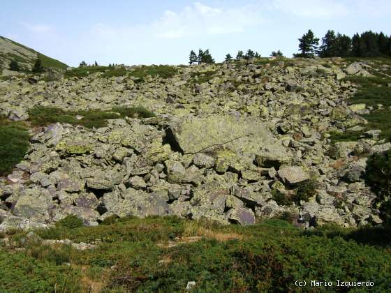 Moncayo: Morrena glaciar